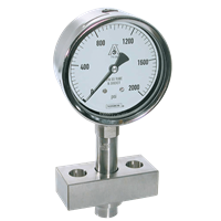 20 Series Homogenizer Sanitary Pressure Gauge